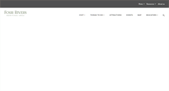 Desktop Screenshot of fourriversheritage.org